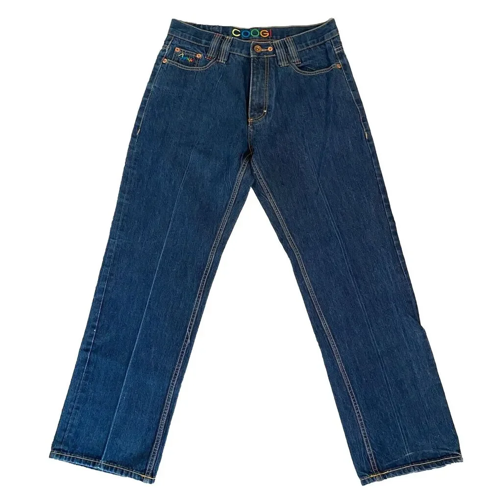 Vintage Coogi Australia Jeans Mens 34x34 Hip Hop Y2K Baggy Denim Biggie skater